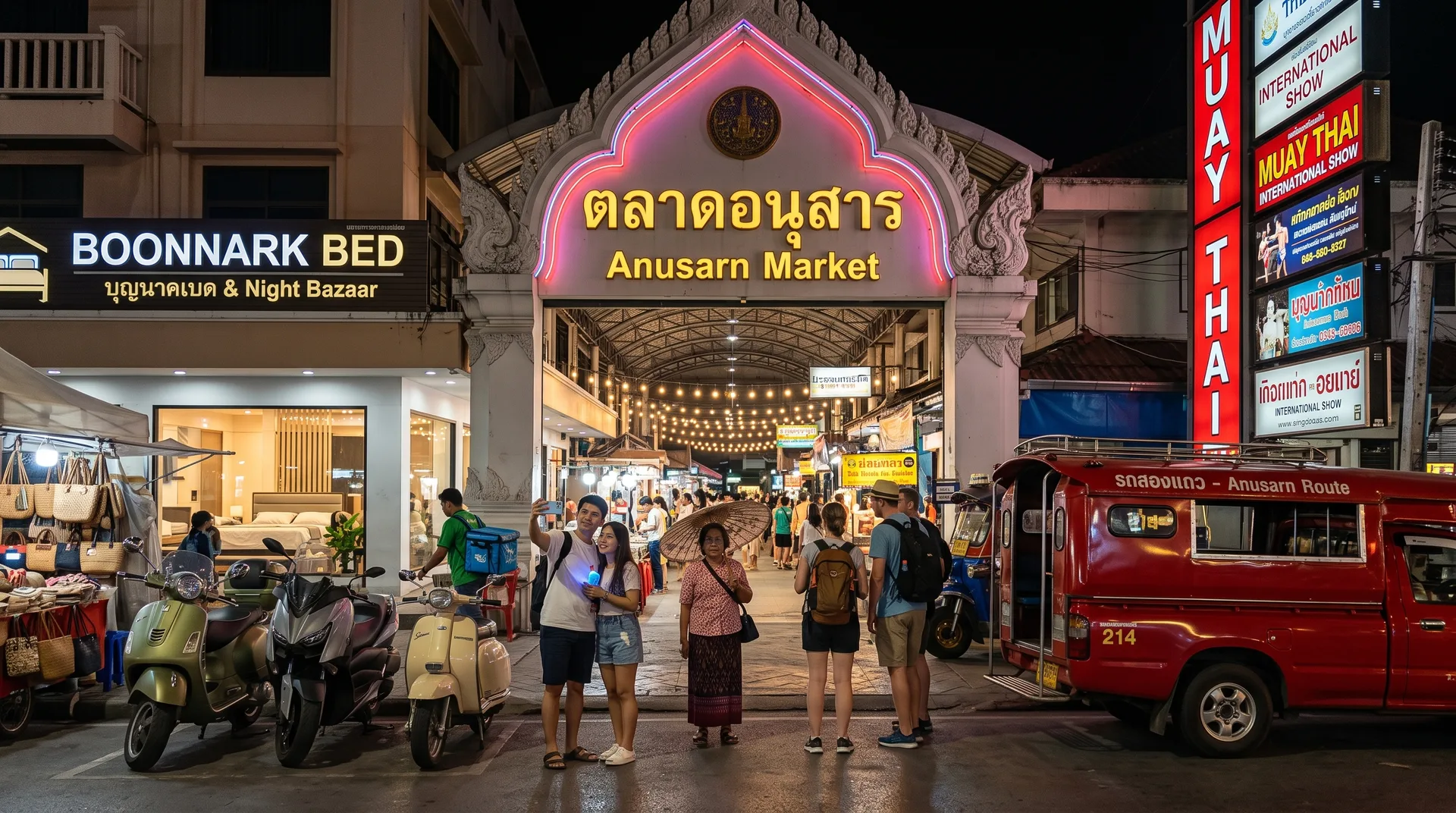 ตลาดอนุสารเชียงใหม่ — ตลาดซีฟู้ดกลางคืนที่คนท้องถิ่นไปกิน