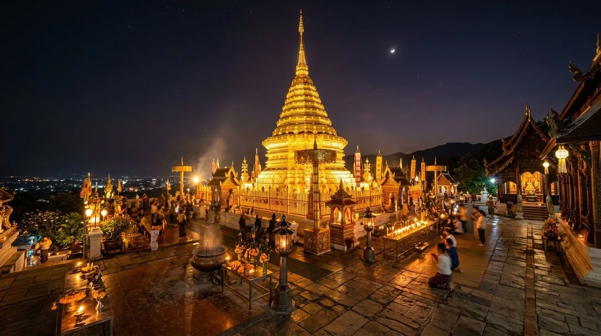 วัดพระธาตุดอยคำ เชียงใหม่: เจาะลึกตำนานหลวงพ่อทันใจและวัดพันปีแห่งพญาจามเทวี