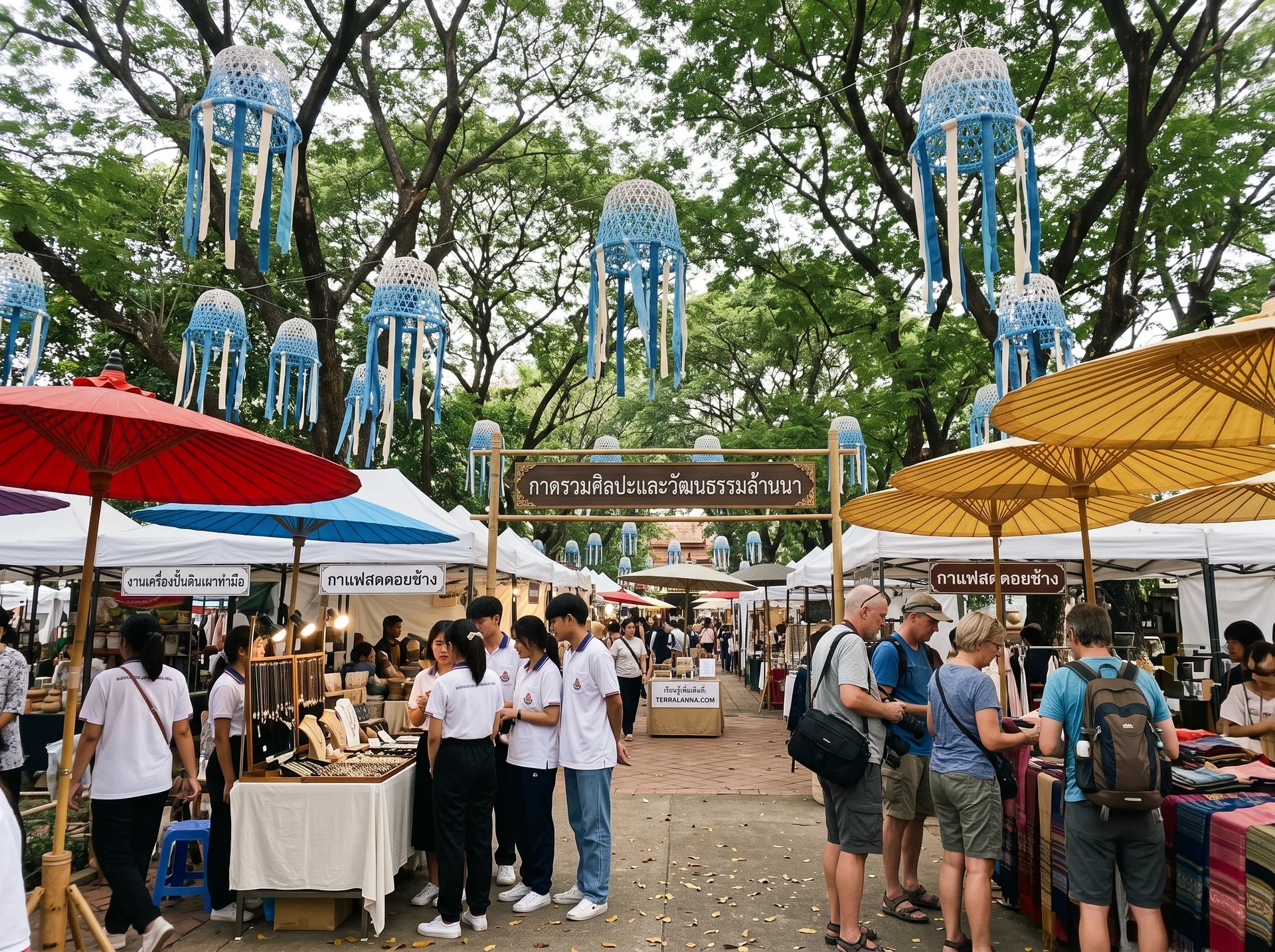 จริงใจมาร์เก็ต (Jing Jai Market) เชียงใหม่ — ตลาดออร์แกนิกและงานคราฟต์สุดสัปดาห์