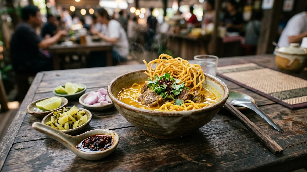 ข้าวซอย เชียงใหม่: คู่มือเจาะลึก 5 ร้านระดับตำนานและรสมือล้านนาแท้
