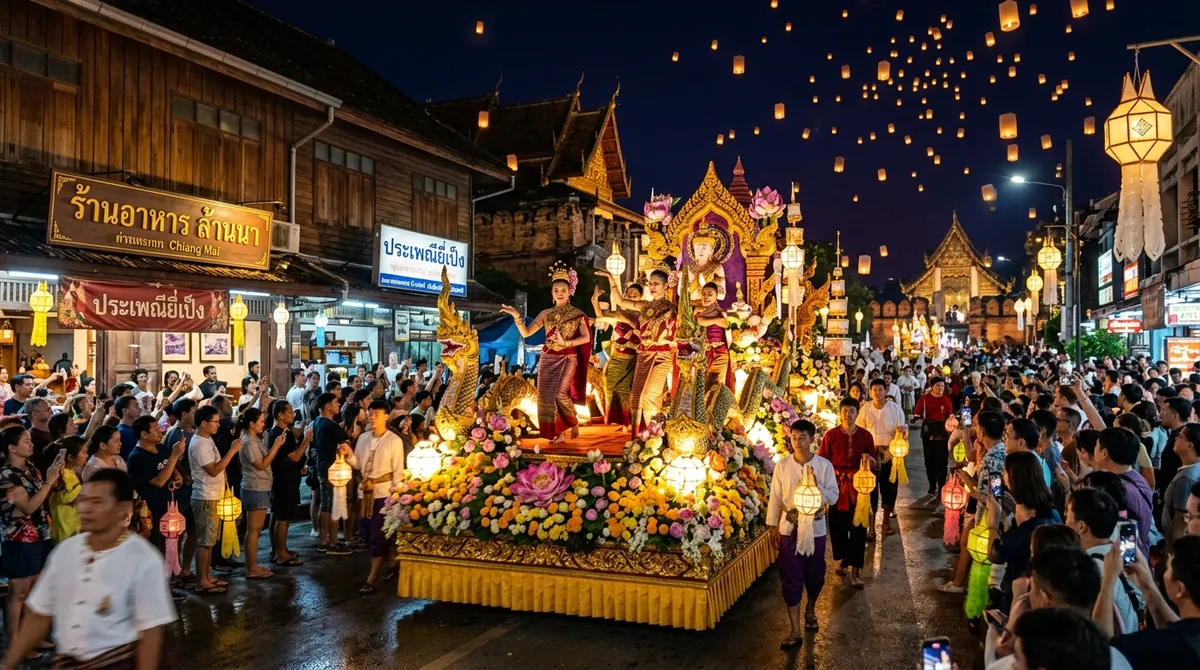 5 ประเพณีโบราณล้านนาเชียงใหม่: มนต์เสน่ห์แห่งศรัทธา ดอกไม้อินทขิล และวิถีชีวิต 700 ปี