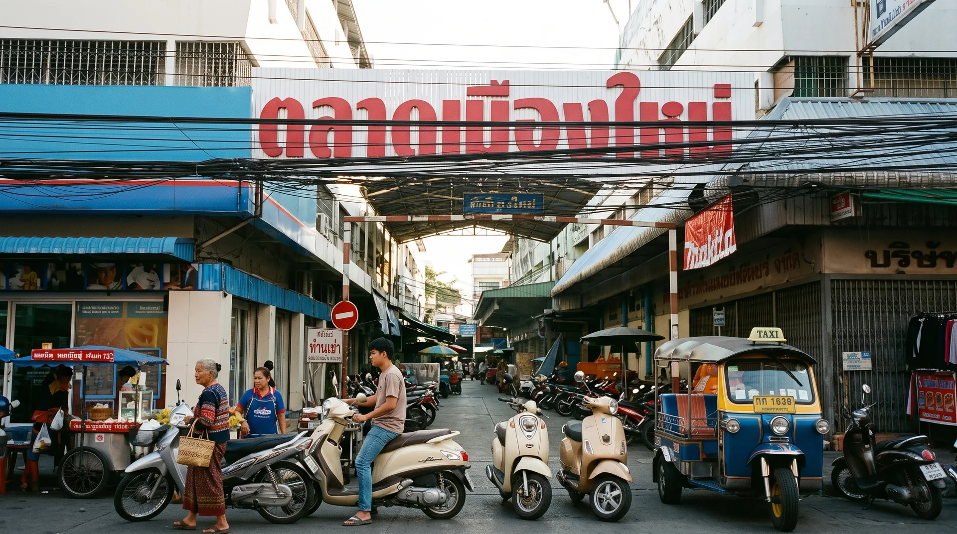 ตลาดเมืองใหม่ เชียงใหม่ — ตลาดค้าส่งผักผลไม้เบื้องหลังเมือง