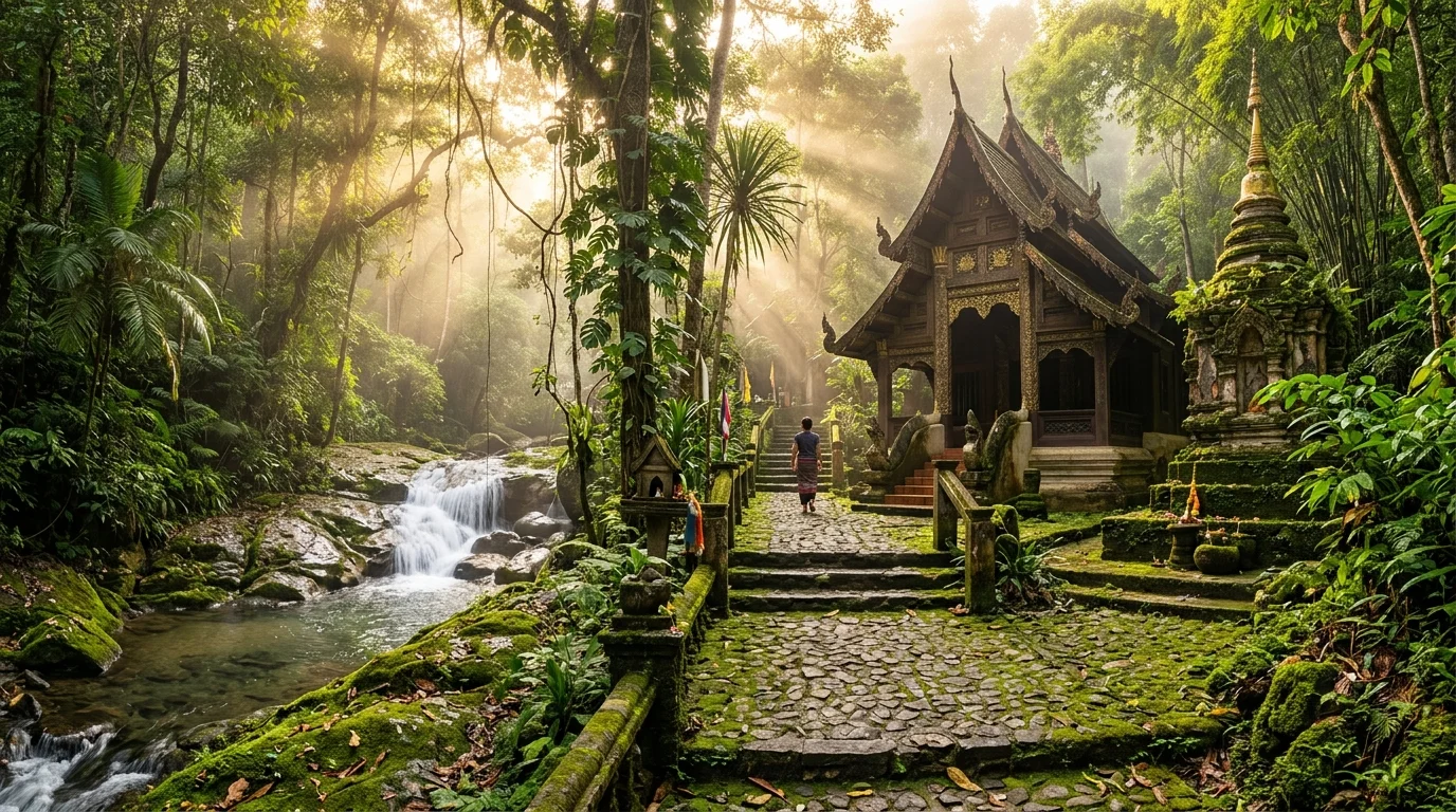 Monk's Trail เชียงใหม่: คู่มือเดินป่าแสวงบุญสู่วัดผาลาดฉบับสมบูรณ์